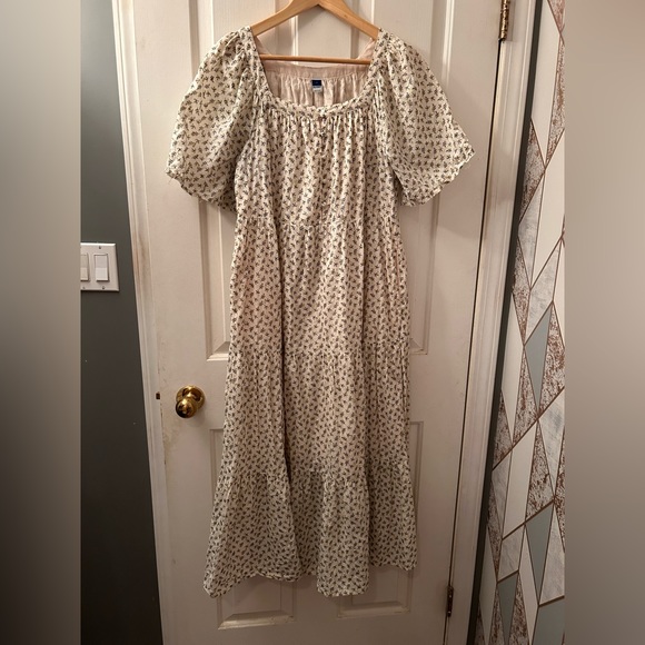 Metallic Thread Old Navy Prairie Dress - Picture 1 of 6